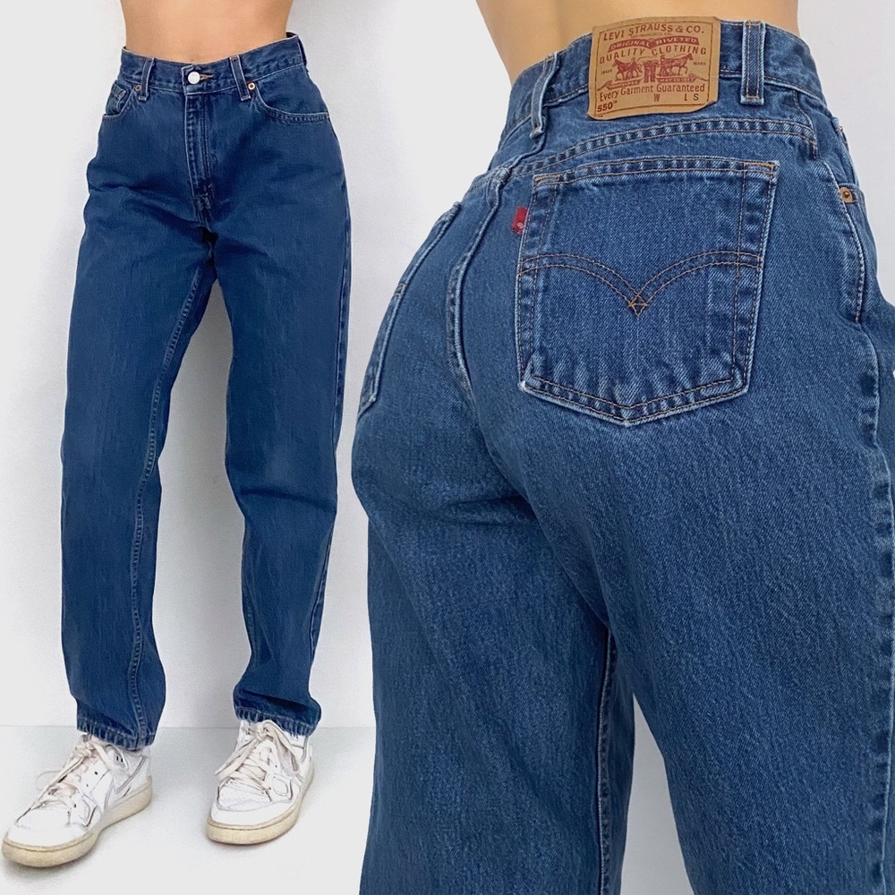 Vintage Levi’s 550 Mom Jeans Medium Wash Size 6